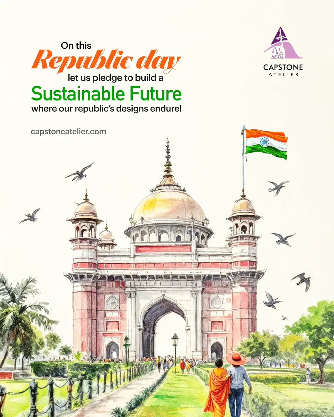 CA Republic day Poster
