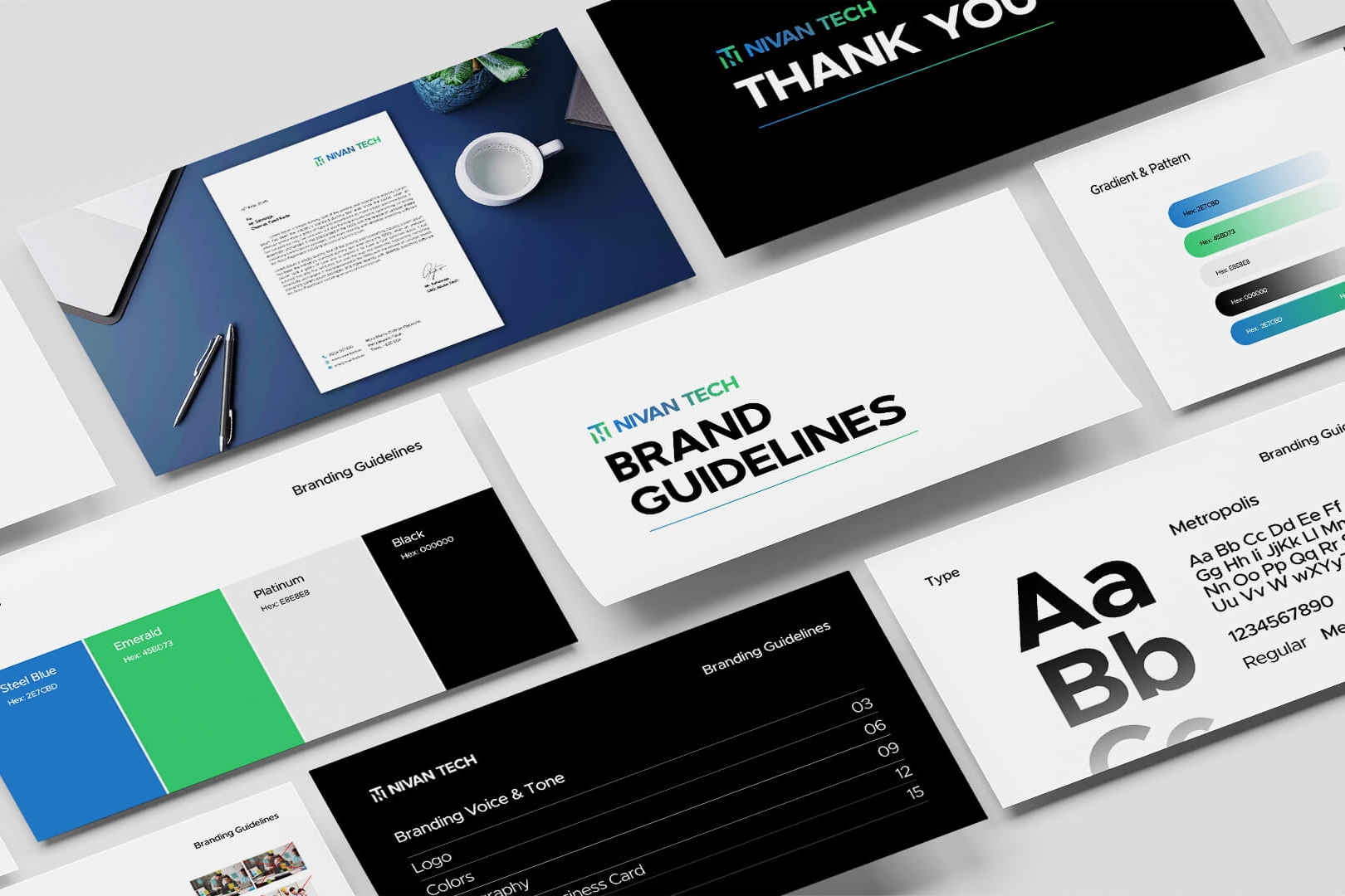 NT Branding mockup showcase