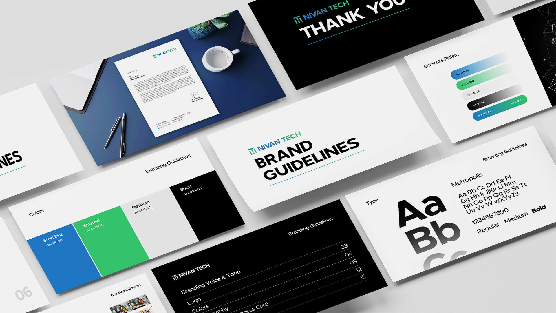 NT Branding mockup showcase