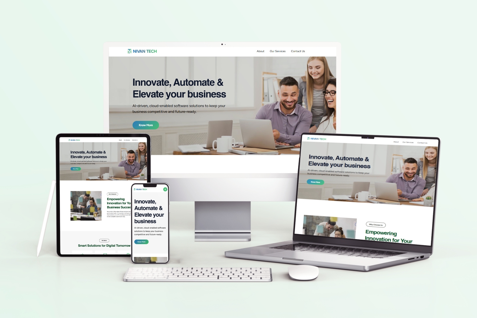 NT Responsive Website Showcase